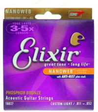 Струны для акустической гитары ELIXIR 16027 11-52